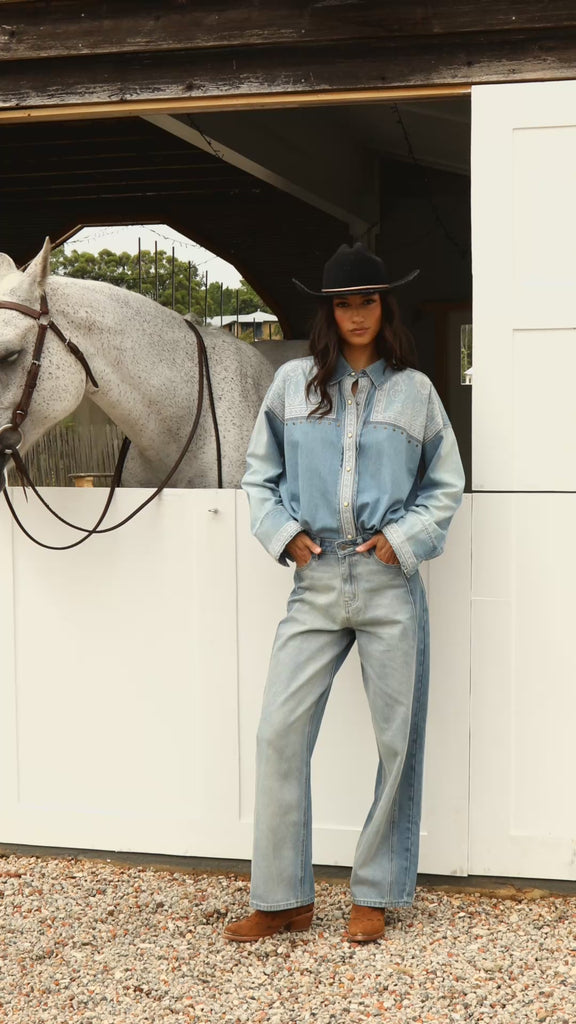 Wild One Two Tone Jean