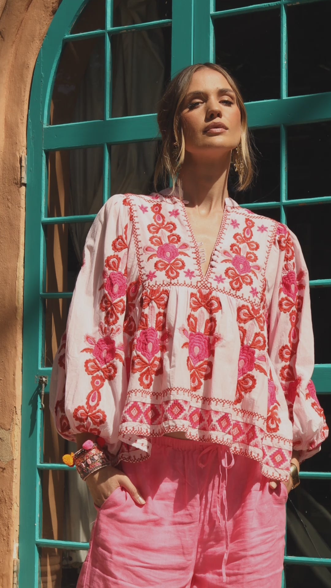 Cantina Embroidered Blouse