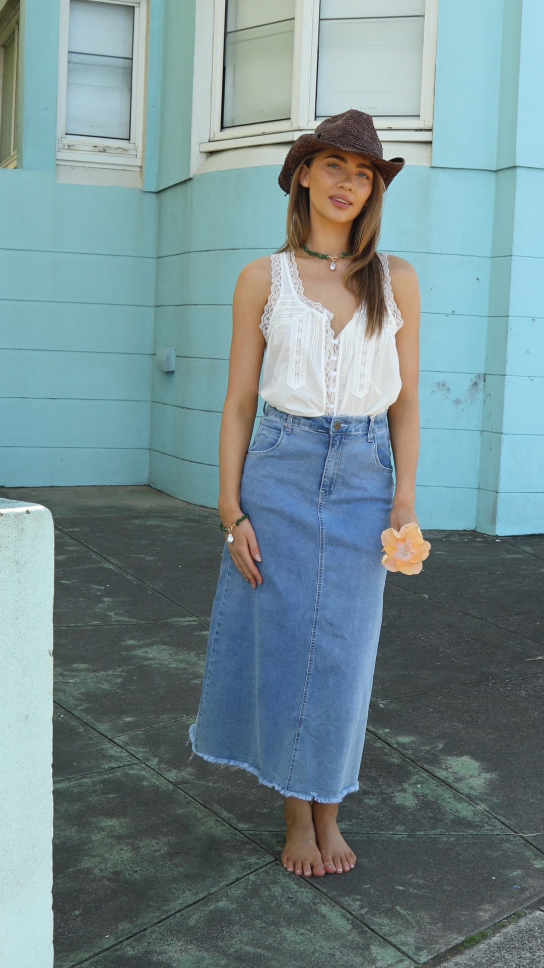 Penny Denim Skirt