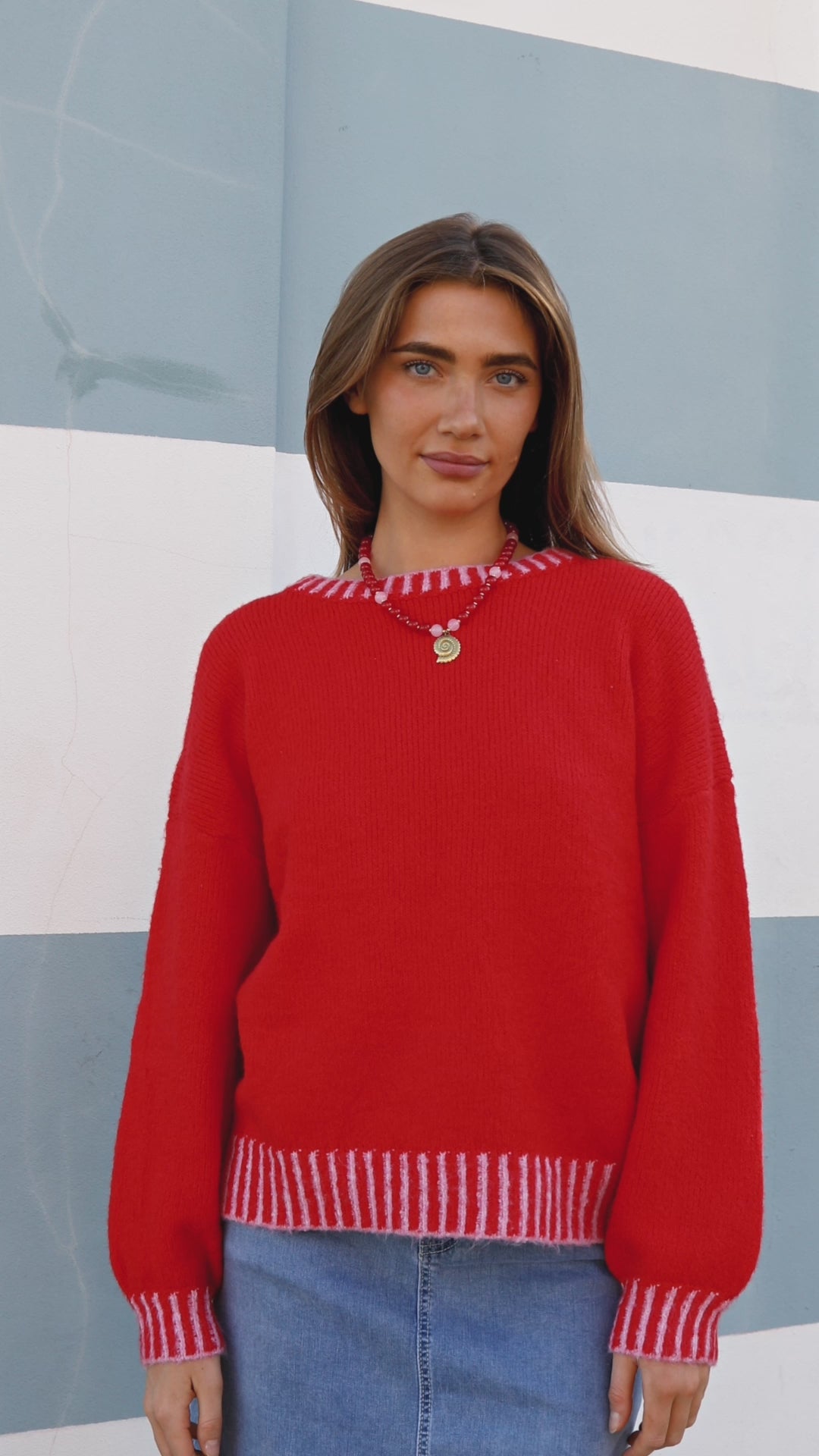 Racer Slouch Jumper