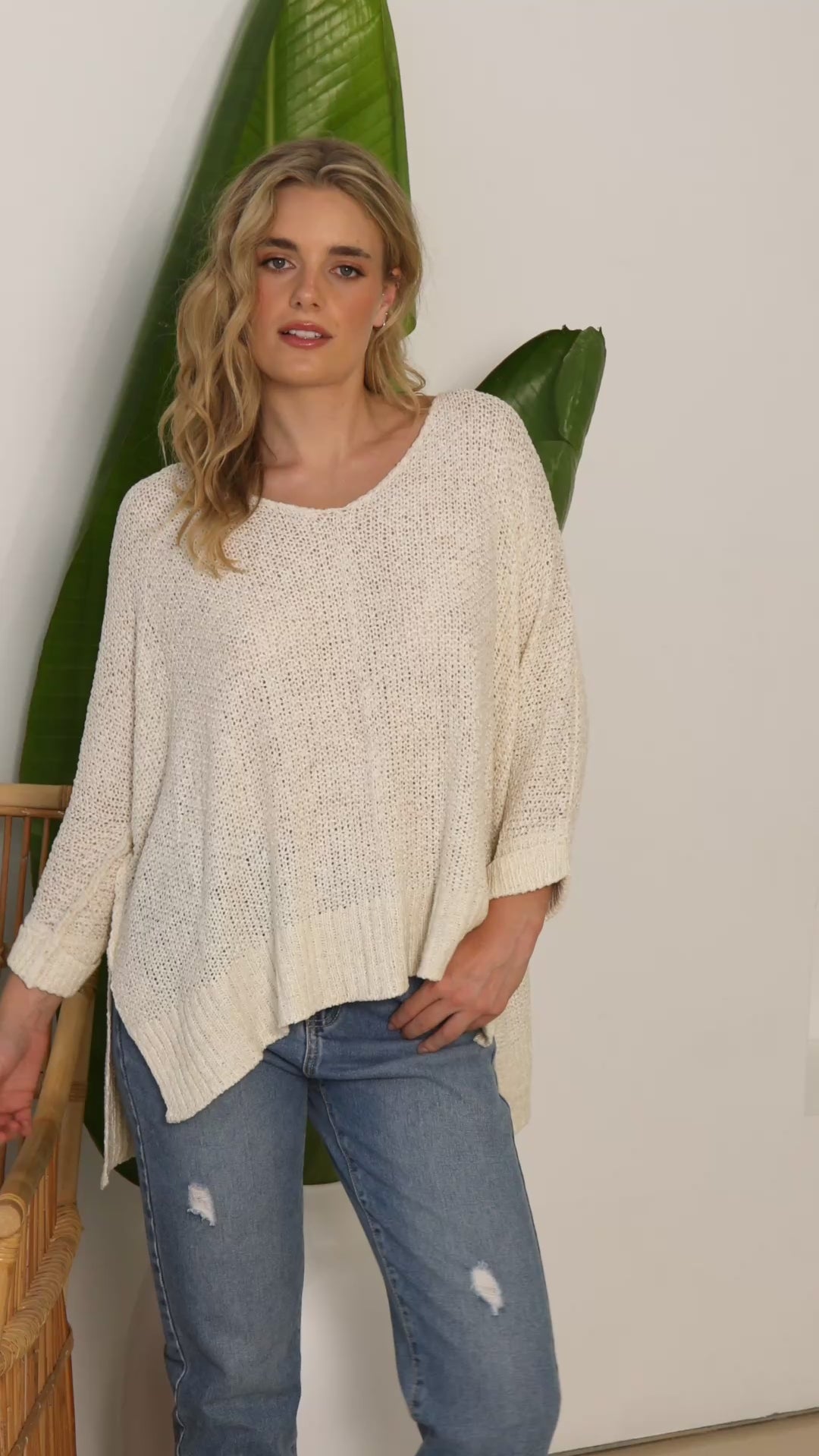 Cove Slouch Knit Natural