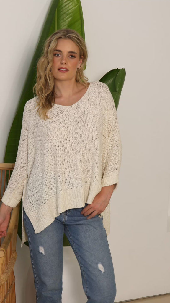 Cove Slouch Knit Natural