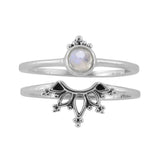 Wonderland Moonstone Ring Set