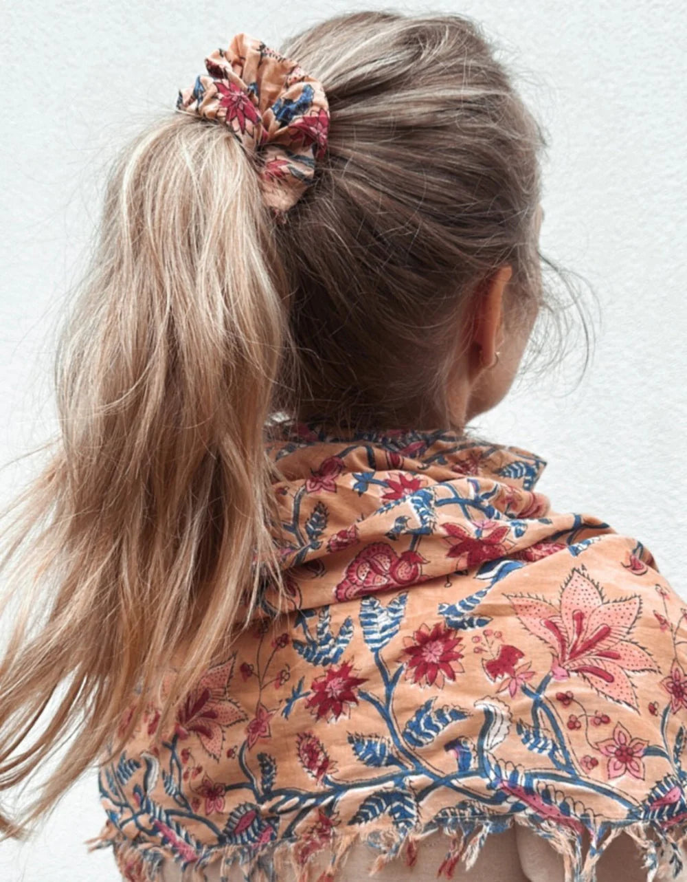 Block Print Scarf - Rose