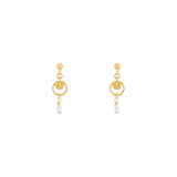 Stevie Freshwater Pearl Earrings - Gold