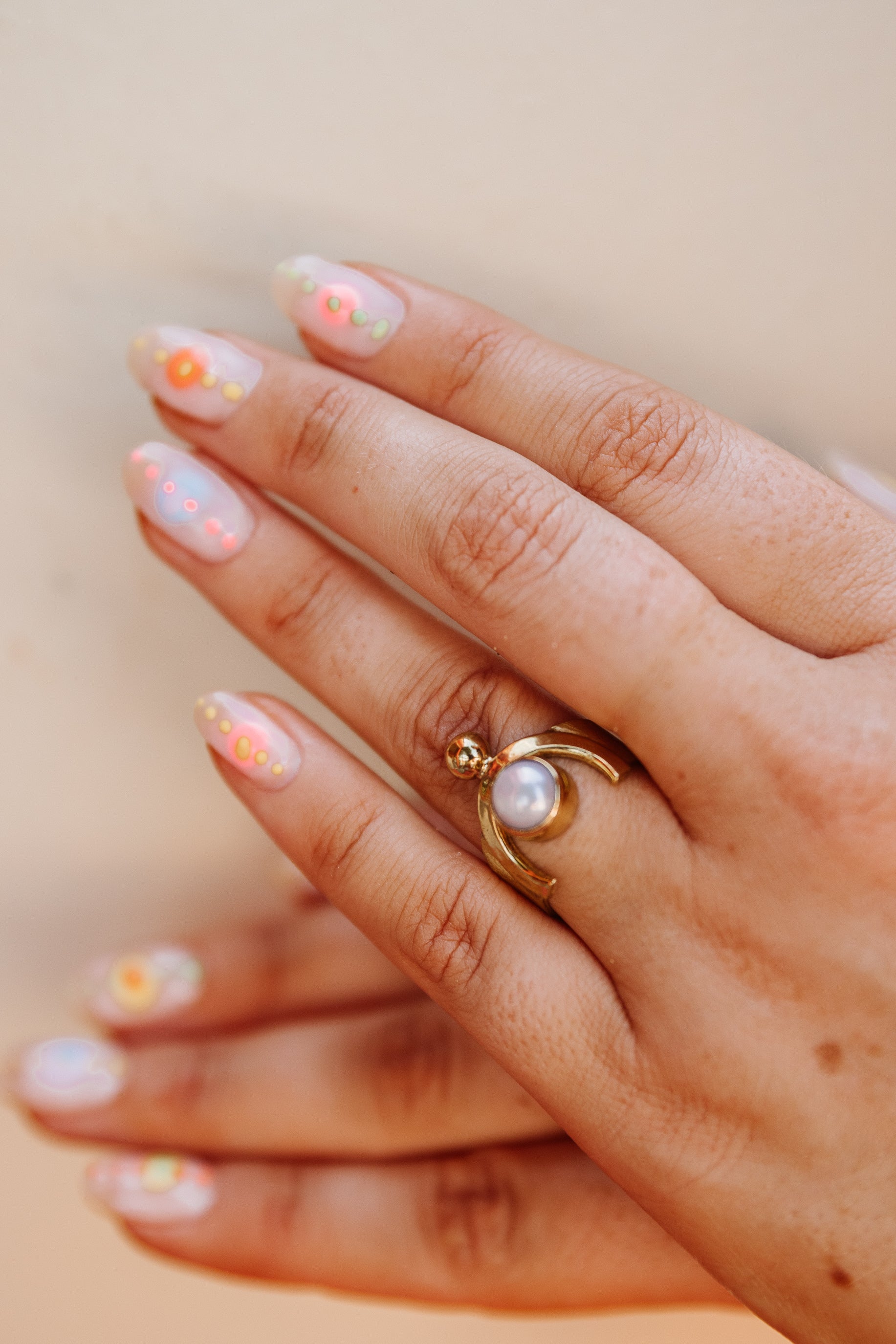 Pharaoh Ring - Pearl