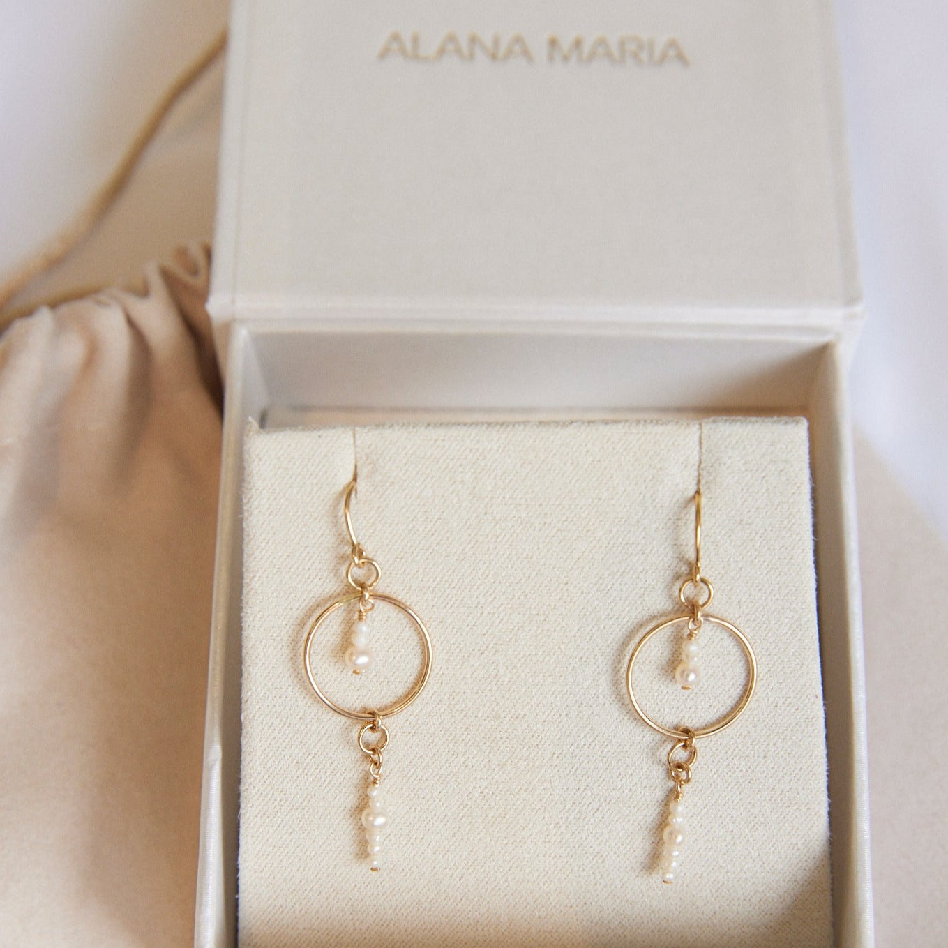 Sierra Earrings - Gold