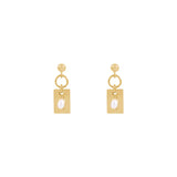 Tara Freshwater Pearl Earrings - Gold