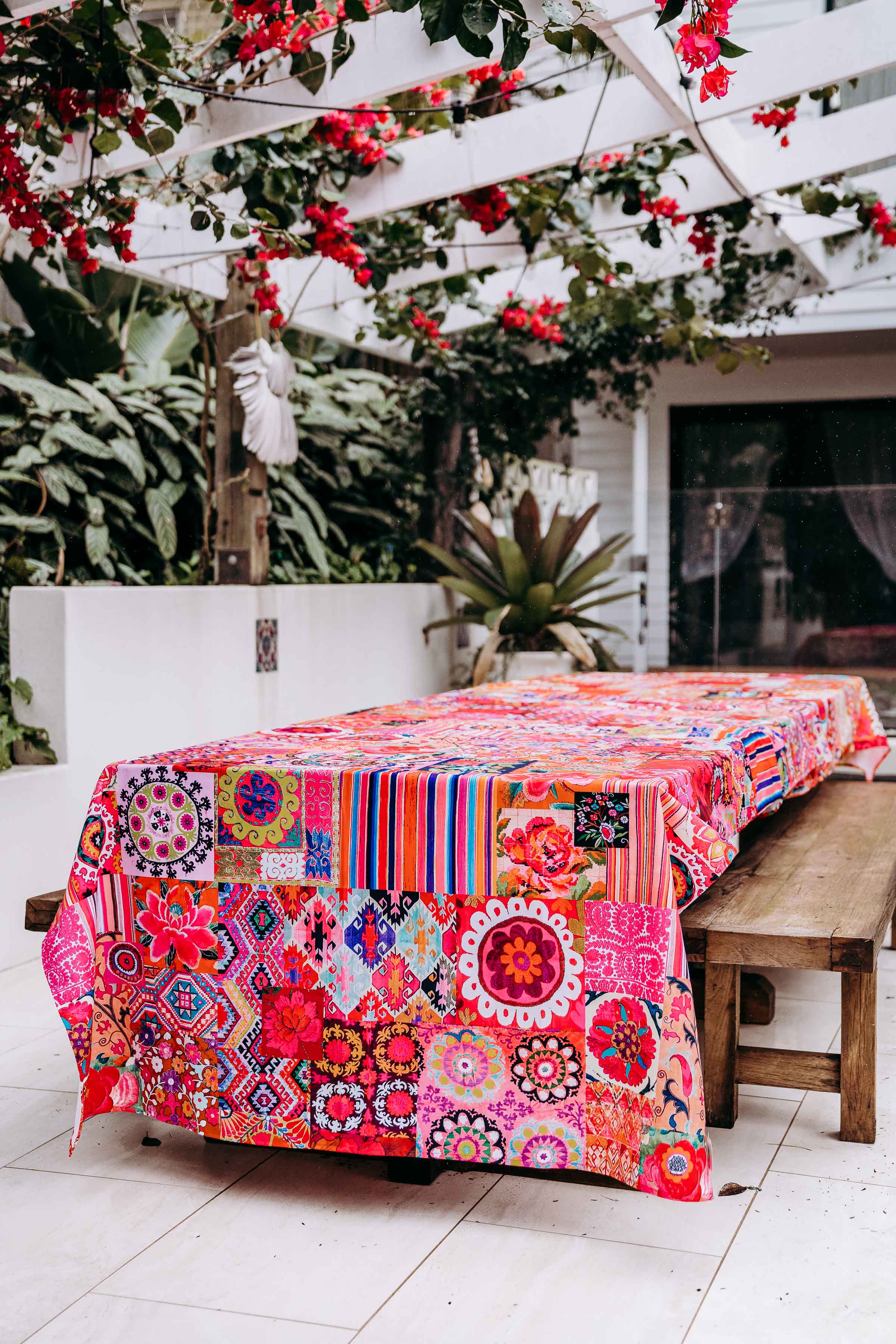 Canvas Tablecloth - Silk Road