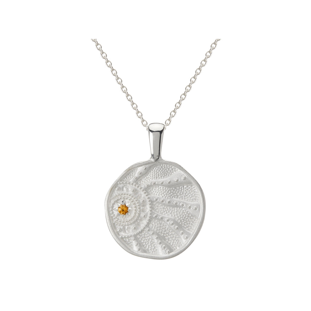 Sun Spirit Necklace - Silver