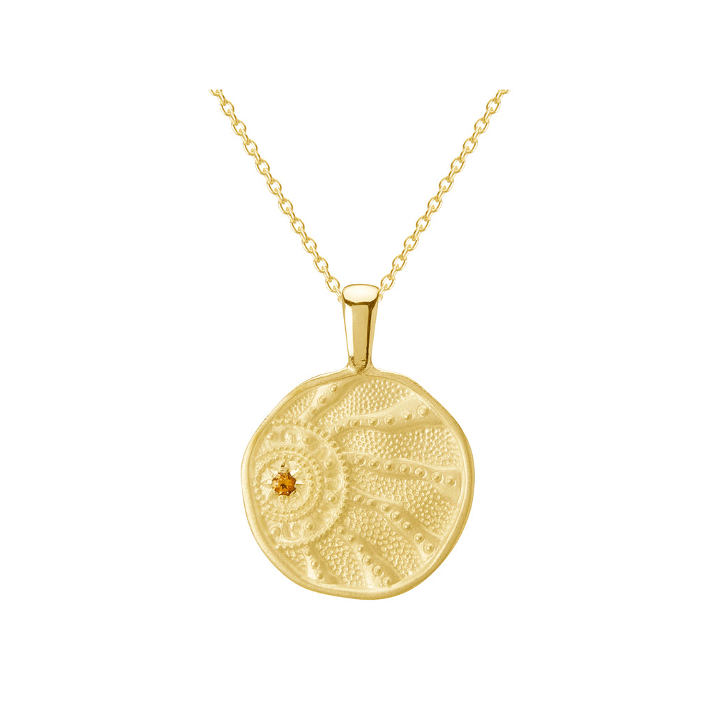 Sun Spirit Necklace - Gold