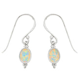 Midsummer Star Moon Song Opal Earrings