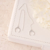 Midsummer Star Sterling Silver Moon Drop Threaders
