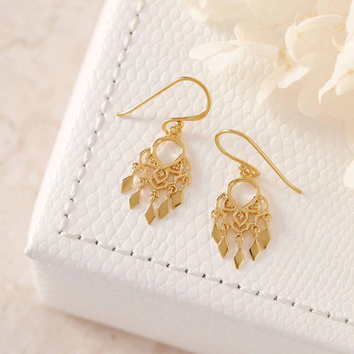 E607G -  Gold Jaipur Earrings