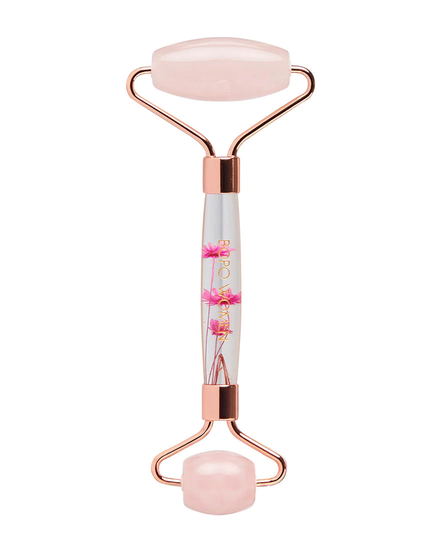 Floral Quartz Facial Roller