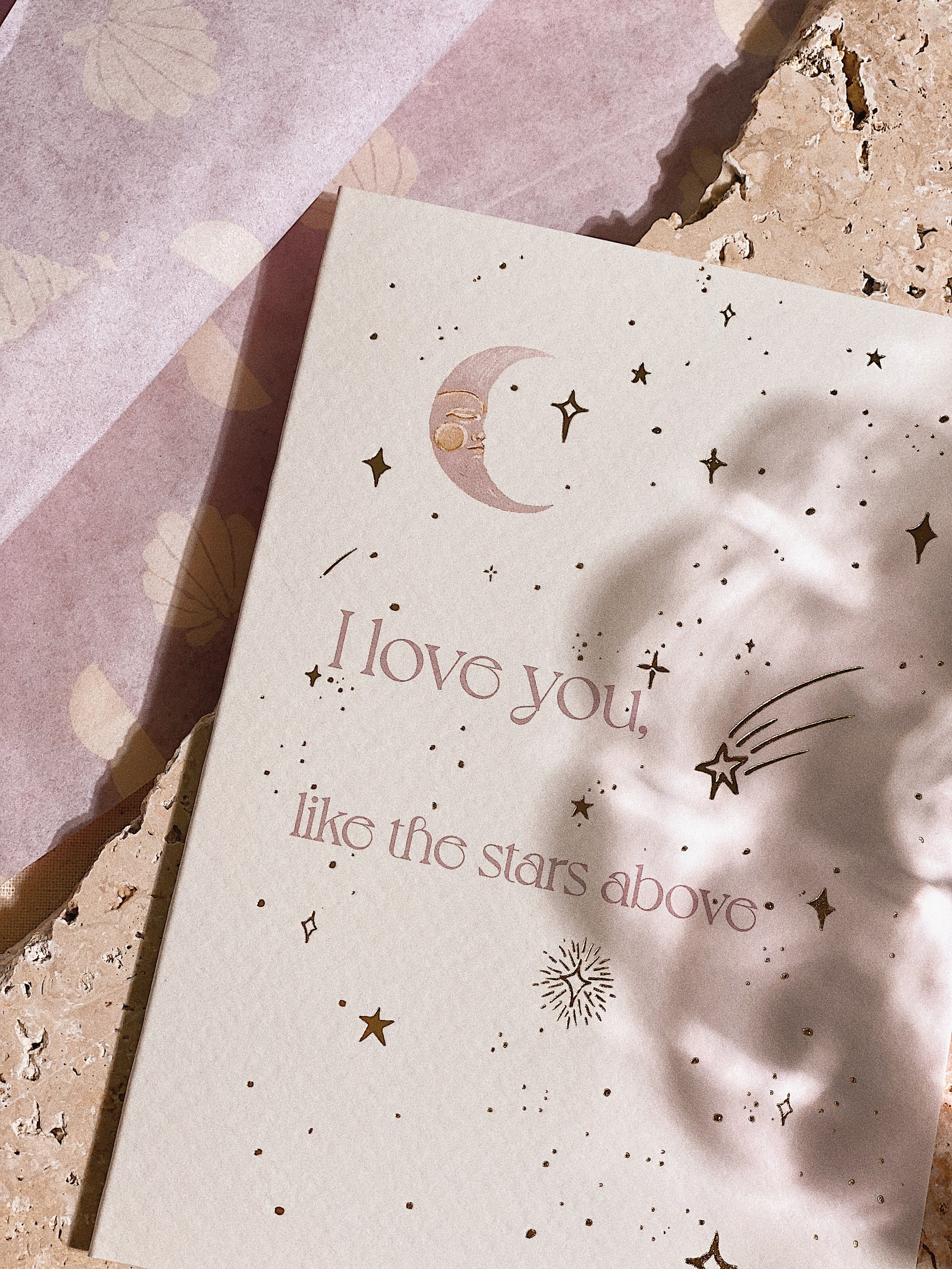 Brigitte May Card - I Love You Like the Stars Above
