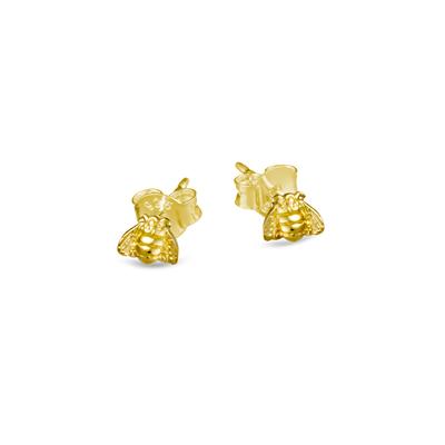 S463G - Gold Tiny Bee Studs