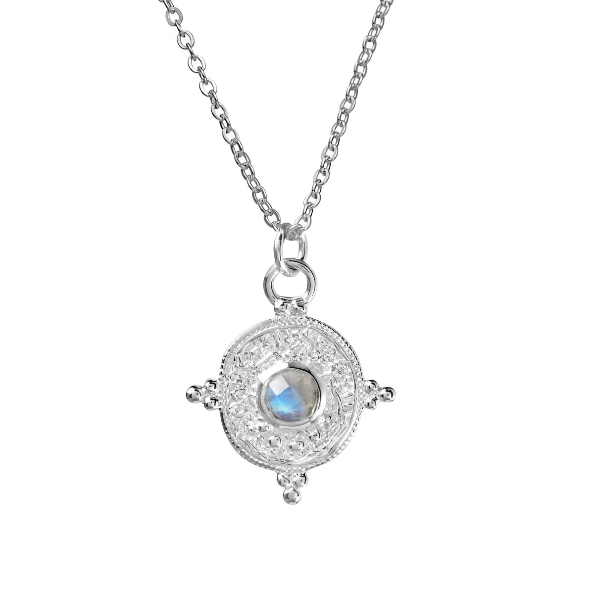 Midsummer Star Divine Talisman Moonstone Necklace