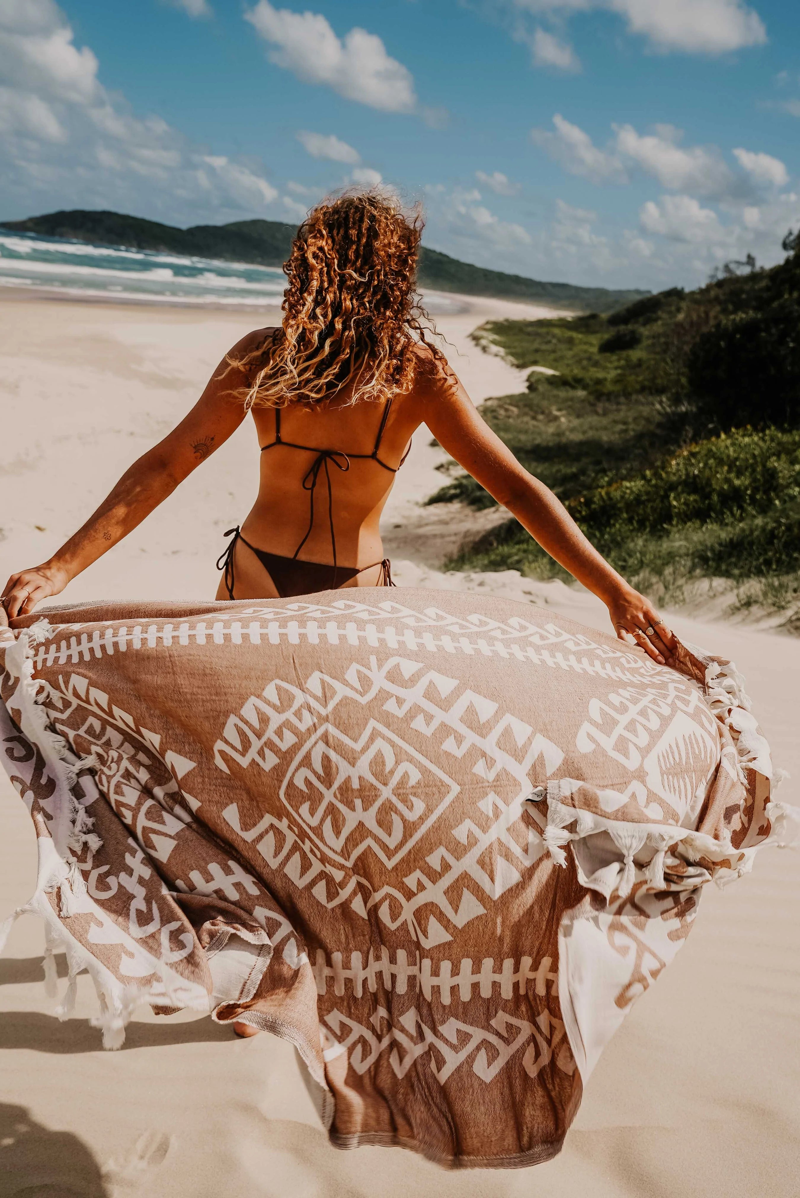 Aztec Towel - Cocoa