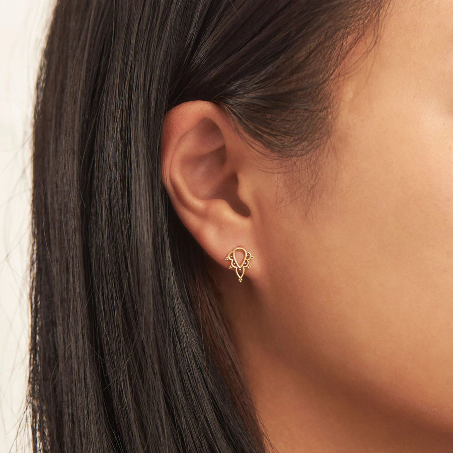 S182G - Divine Archway Studs Gold