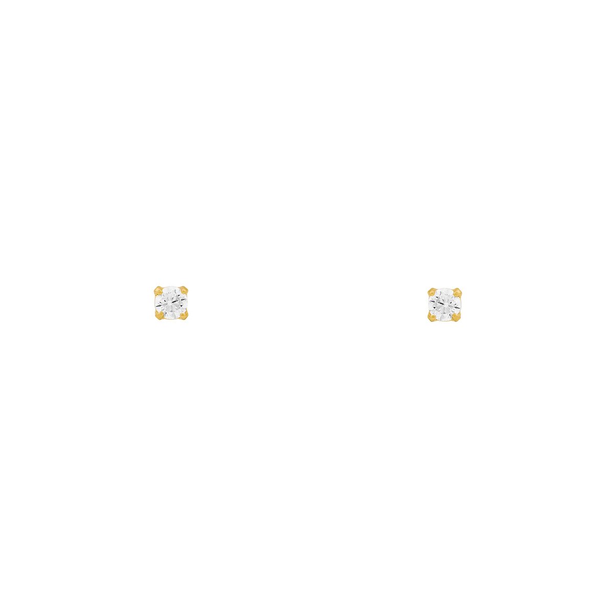 Midsummer Star Delicate Crystal Studs Gold