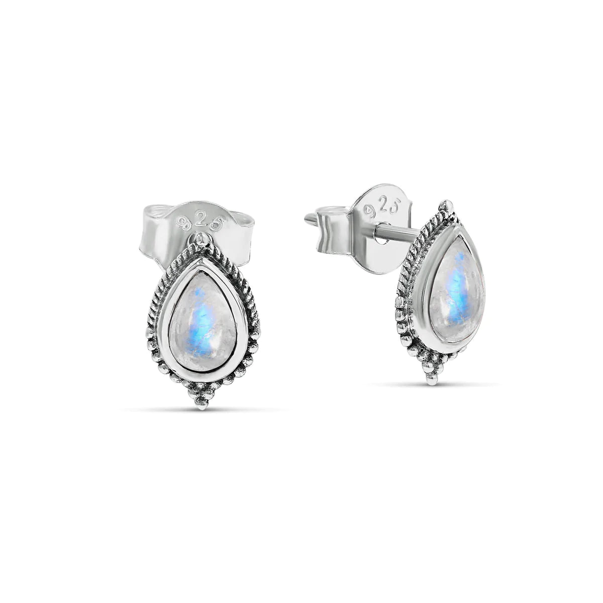 S309RM -Sybil Moonstone Studs