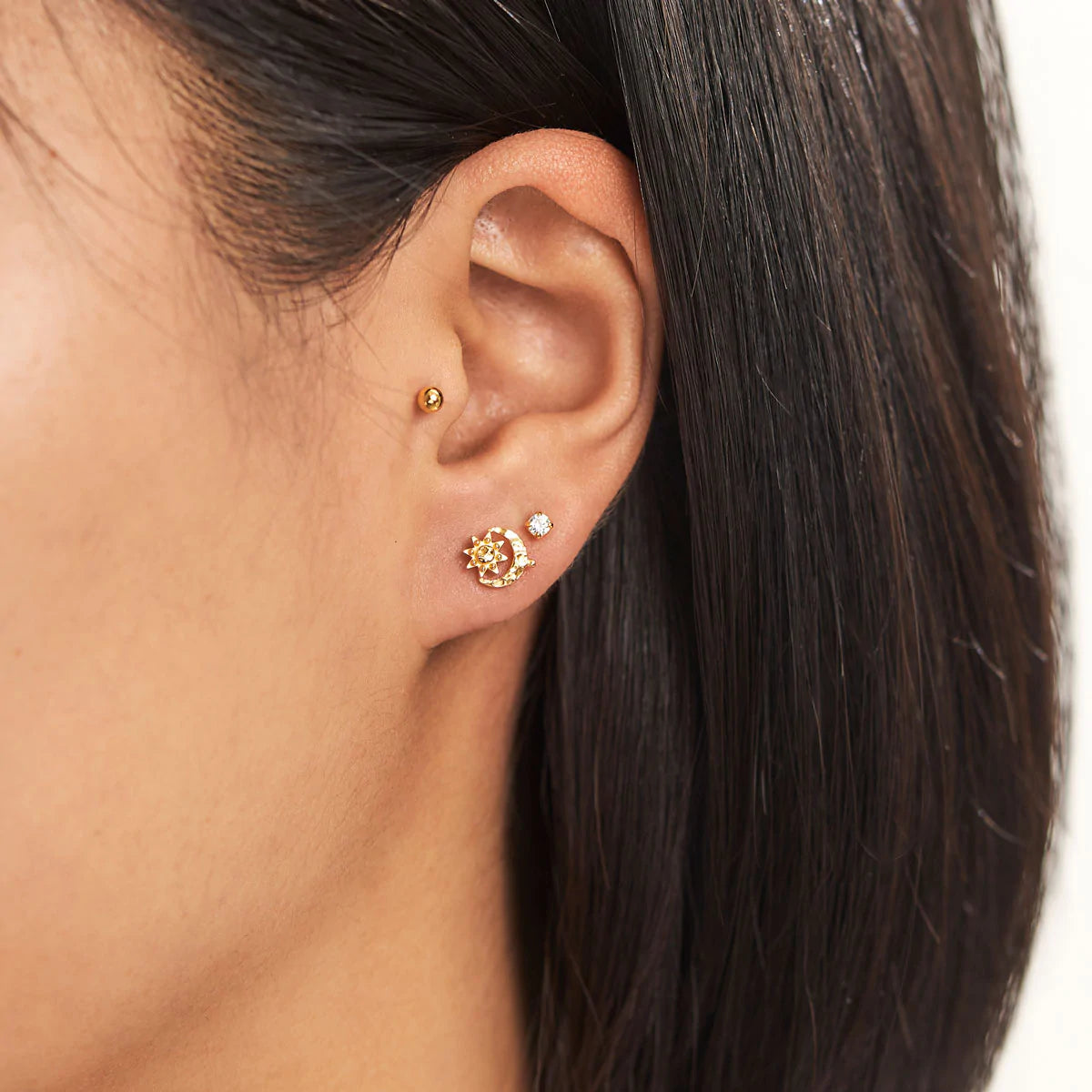 S362G - Soluna Studs Gold