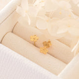 Midsummer Star Forget Me Not Studs Gold