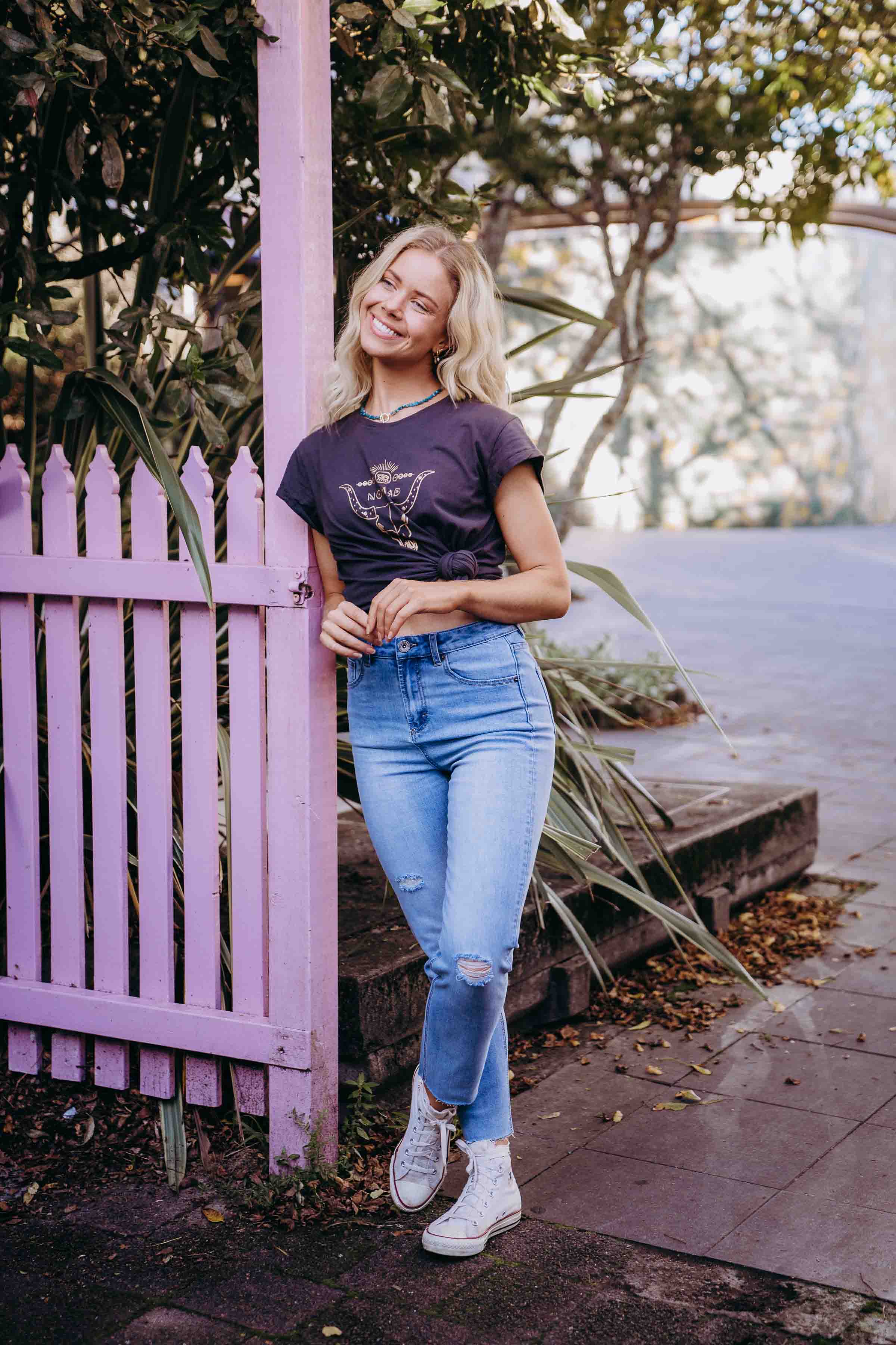 Taylor Distressed Jean - Blue Denim