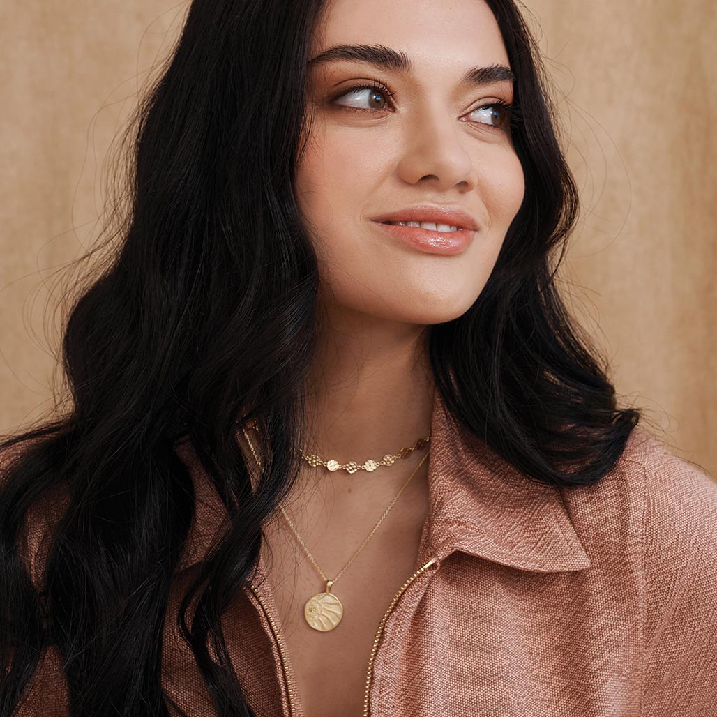 Sun Spirit Necklace - Gold