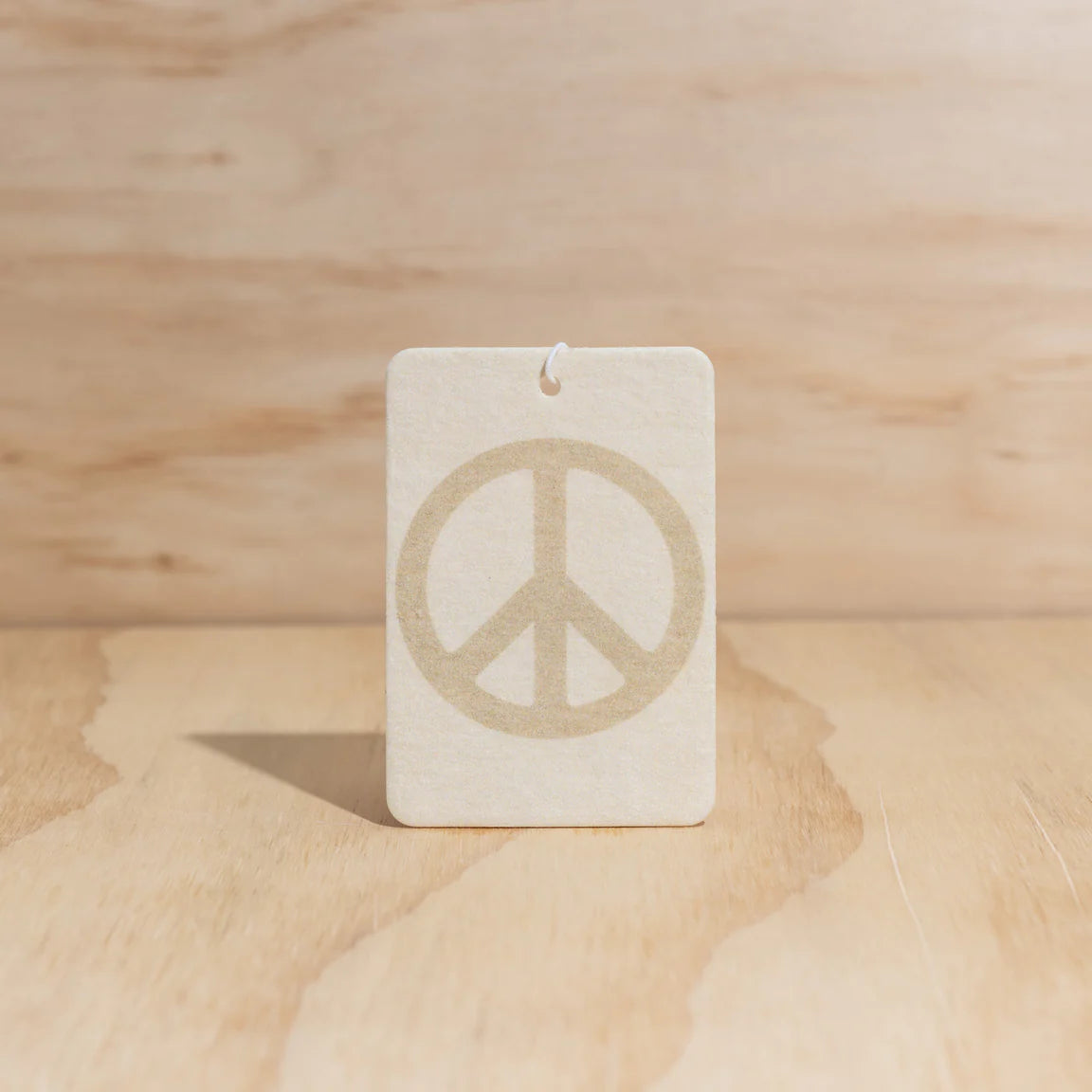 Cream Peace Sign Air Freshener - Mali Fragrance