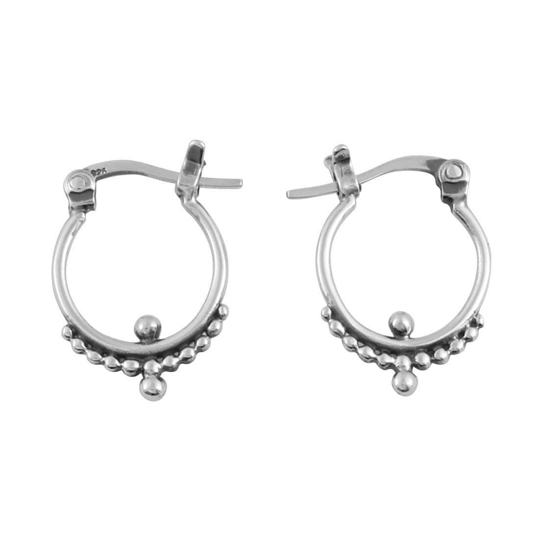 Midsummer Star Sterling Silver Beaded Sleepers