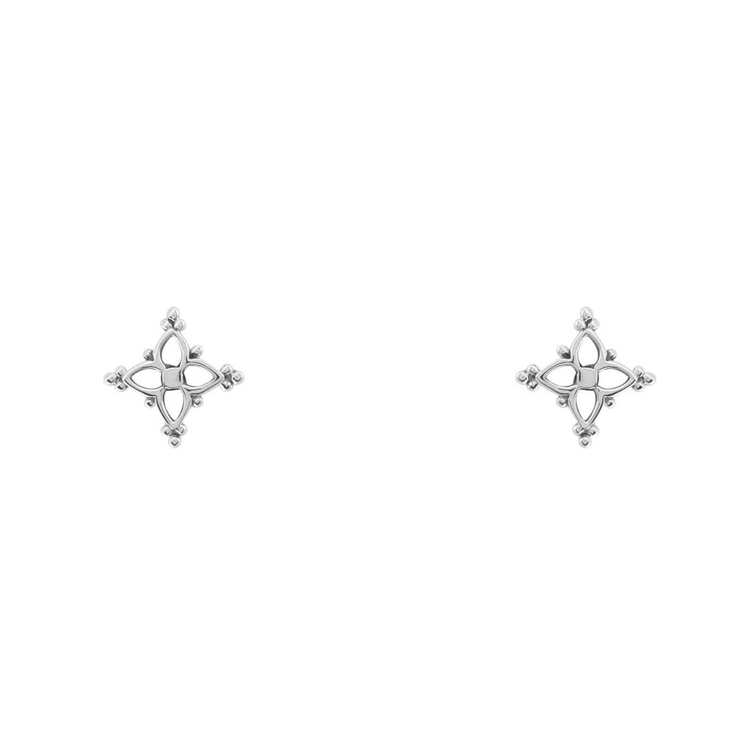 S438 - Dainty Moroccan Star Studs