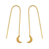 Midsummer Star Gold Moon Crescent Threaders Gold Moon Crescent Threaders