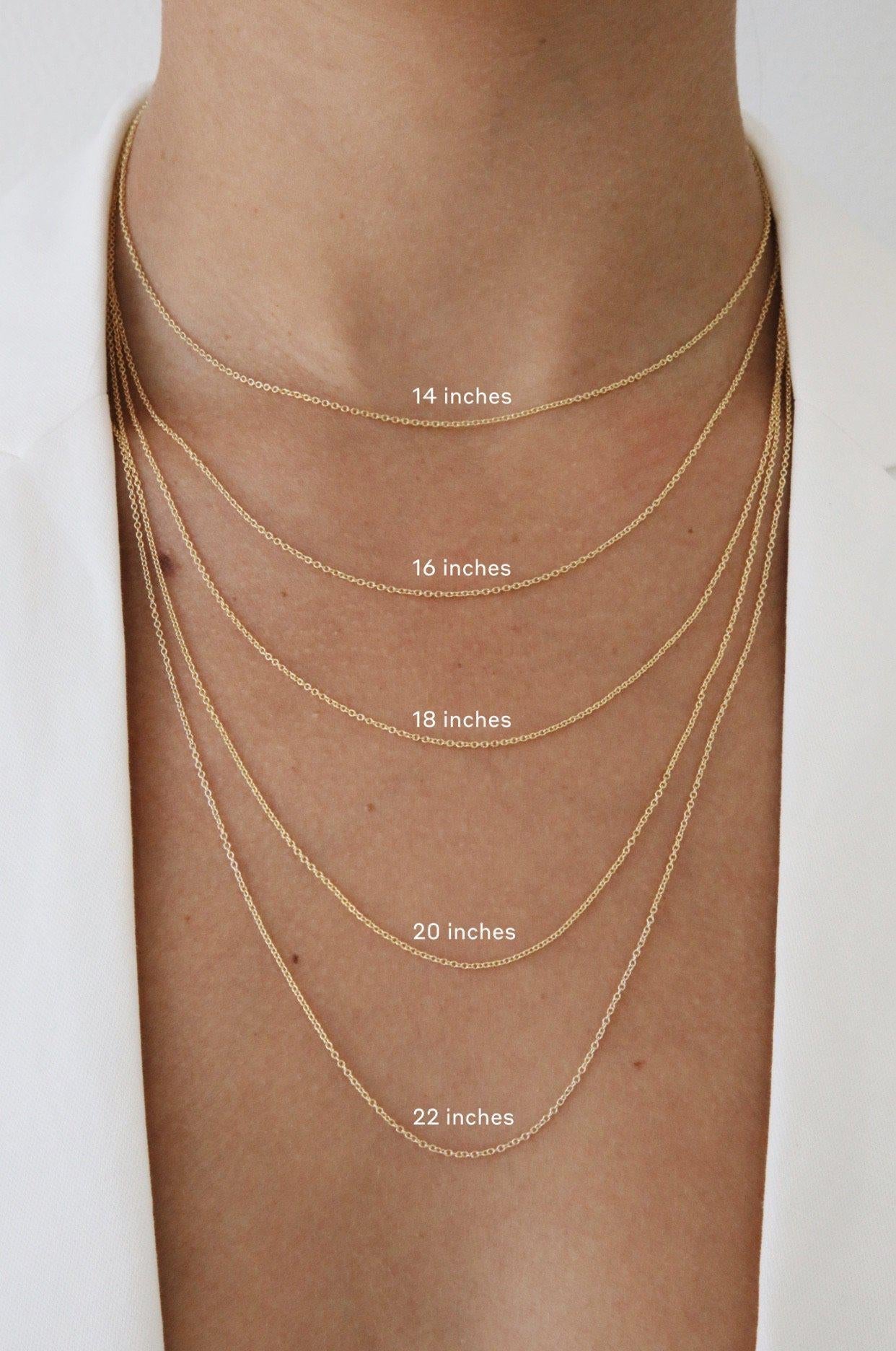 Norcia Necklace 18 inch - Gold