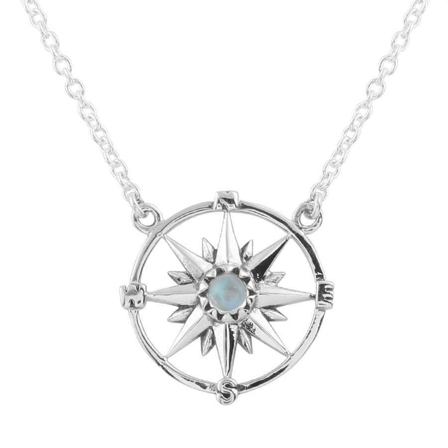 Midsummer Star Guiding Light Compass Necklace