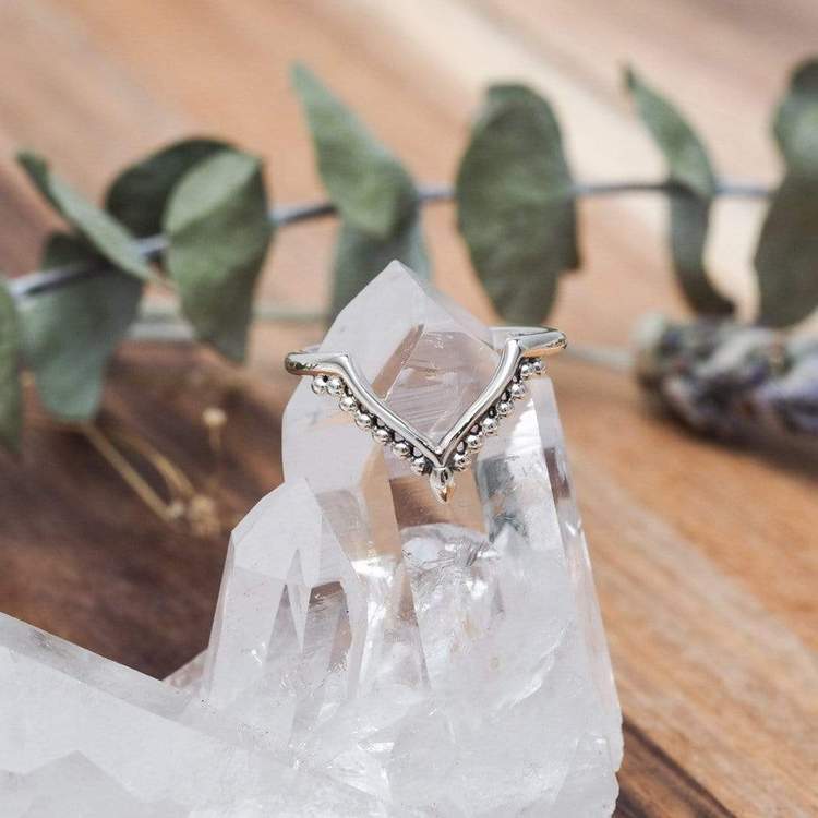 Beaded Archway Ring