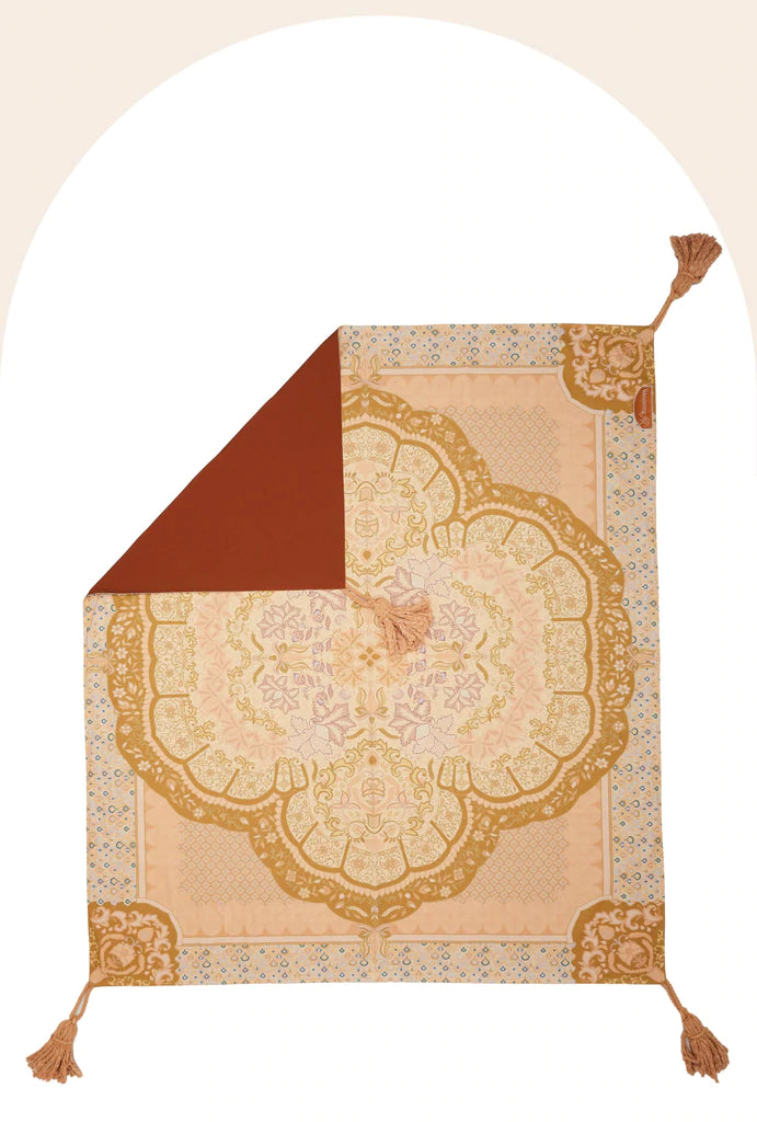 Wild Peach Picnic Rug